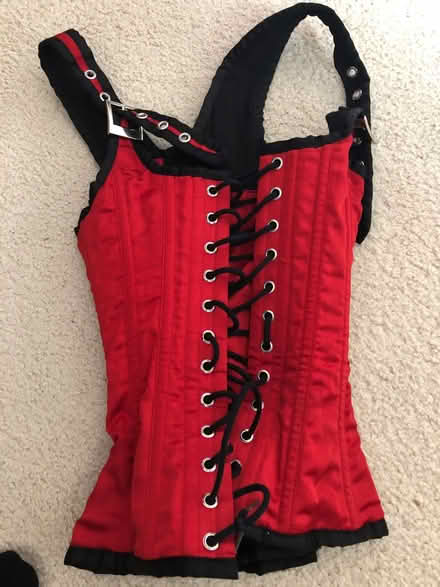 Photo of free Steel bones red corset (Watnall NG16) #3