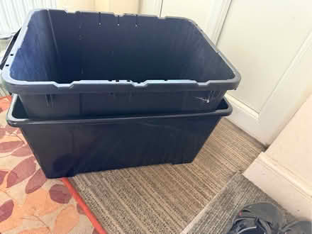 Photo of free 2 large containers wirhout lids (North Camp GU14) #2