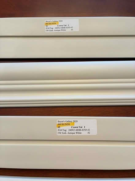Photo of free Vinyl valance pieces (Burnhamthorpe and Tomken) #2