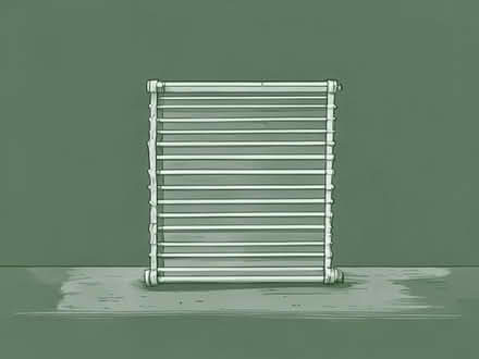 Photo of Bamboo or light plastic slotted blinds /off cuts from a roll (Cliff Hill CV34) #1