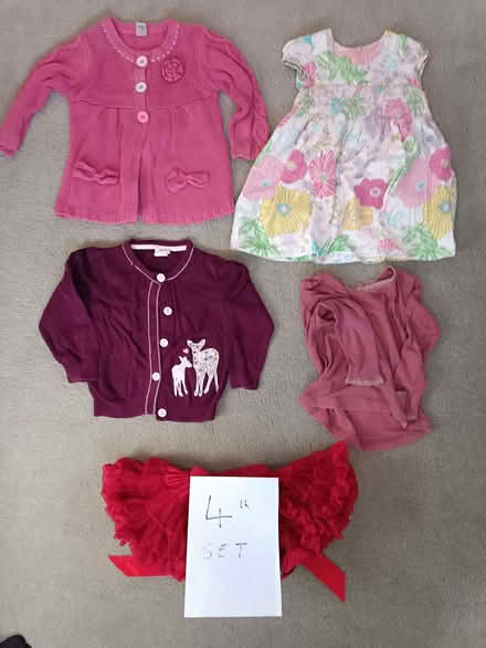 Photo of free 9-12 Months Baby Girl Clothes Bundle 💕 Dress Trouser Coat (New Penshaw NE38) #1