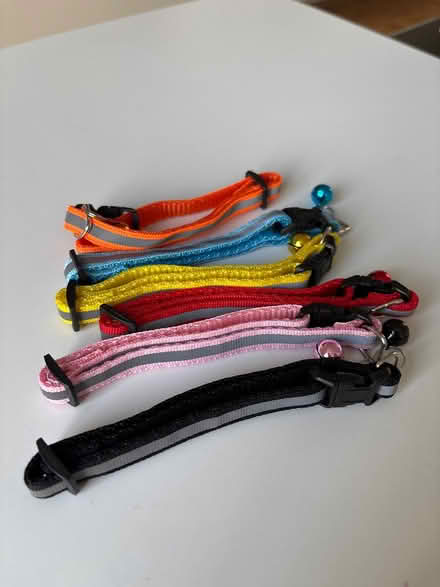 Photo of free 6 cat collars with bells (Ba2 2ax) #1