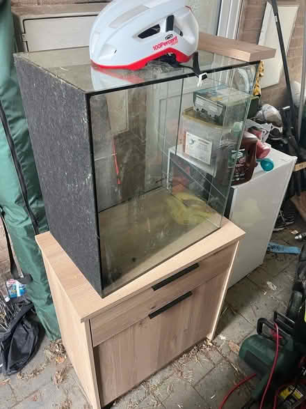 Photo of free Fish Tank/Cupboard Stand & Bits (Breaston DE72) #1