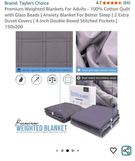 Photo of free Large weighted blanket (Chesterton, OX26 1) #2