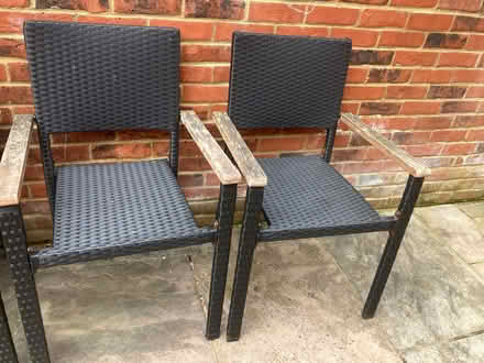 Photo of free 6 outdoor chairs (CR8) #1