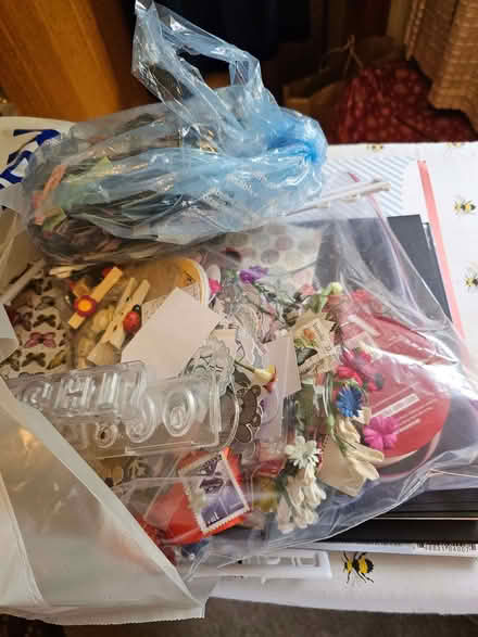 Photo of free 2 Bags of Card Making / Crafting Paper and Accessories (Rosemount PH10) #2