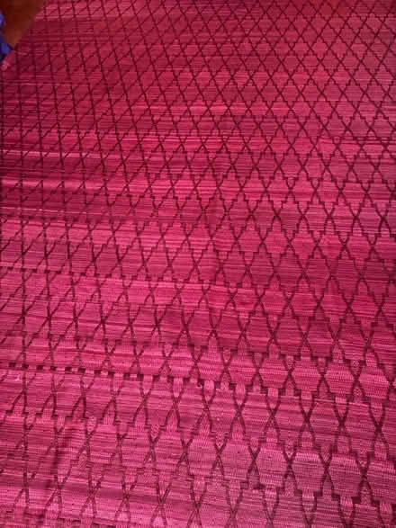 Photo of free Large purple silk area rug (Rego Park) #1