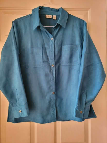 Photo of free Chico's Blue Button-Up Shirt (Los Altos Hills, CA) #1