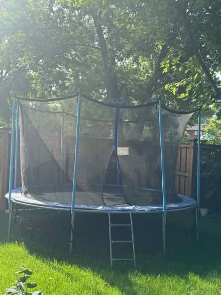 Photo of free 12’ trampoline (Woodridge near Cypress Cove) #1