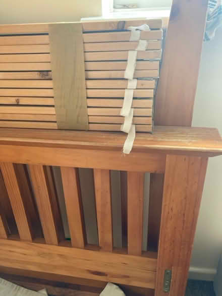 Photo of free Wooden double bed frame (Splott CF24) #1