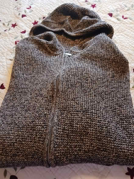 Photo of free Woman's Hooded Sweater Jacket (Cliffwood Beach) #4