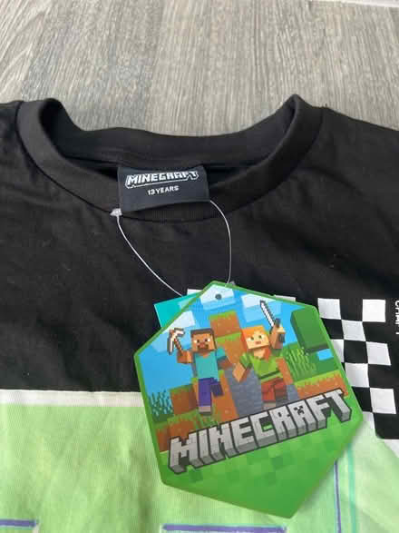 Photo of free Black Minecraft T-Shirt. 13 Years. Never Worn. (Southsea PO4) #2