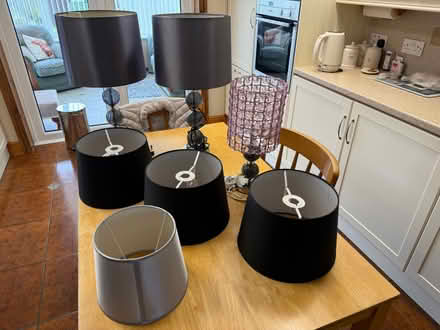 Photo of free Table lamps and shades (Scotby CA4) #1