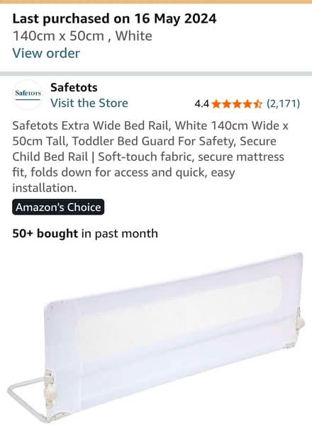 Photo of free Bed guard (Epping CM16) #1
