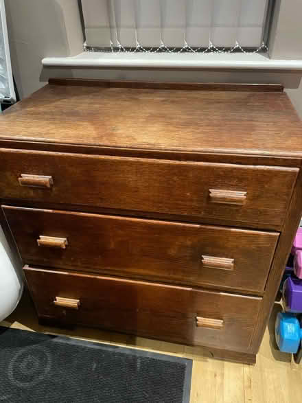 Photo of free Wooden chest of drawers (Chessington KT9) #1