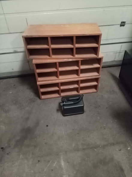 Photo of free Smaller pigeonhole shelving units (Templefields CM20) #1