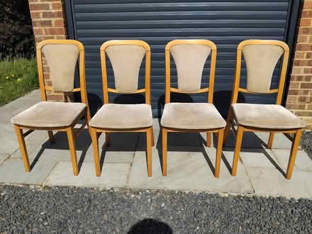 Photo of free 4 wooden dining chairs (Hastings) #1