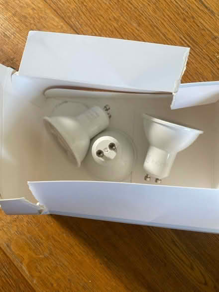 Photo of free 3 LED GU10 bulbs (Camden Square NW5) #1