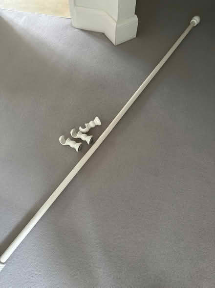 Photo of free White curtain pole (Knowle B93) #2