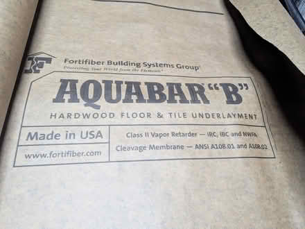 Photo of free Aquabar B Flooring Vapor Retarder (94040) #1