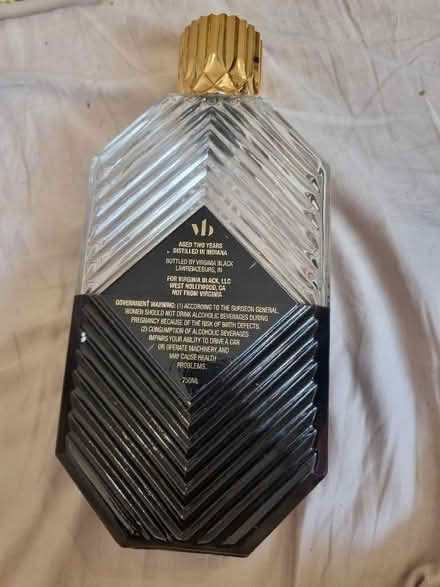 Photo of free Empty Virginia Black American Whisky bottle (Alperton HA0) #2