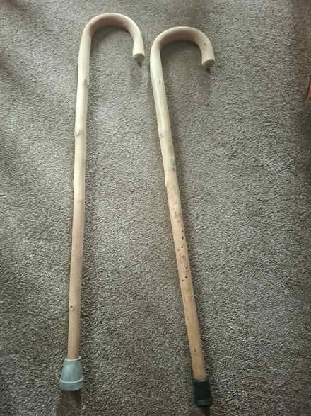 Photo of free Wooden walking sticks (Welling DA16) #1
