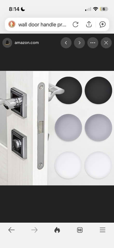 Photo of Door handle wall protector (Olympia high school) #1