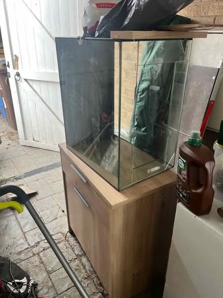 Photo of free Fish Tank/Cupboard Stand & Bits (Breaston DE72) #2