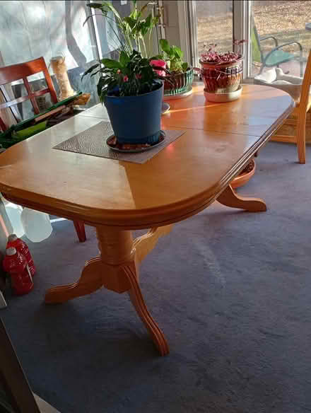Photo of free Oak dining table (South Taft Hill Road) #2