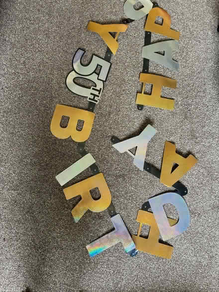 Photo of free 50th birthday banner (Downend BS16) #1
