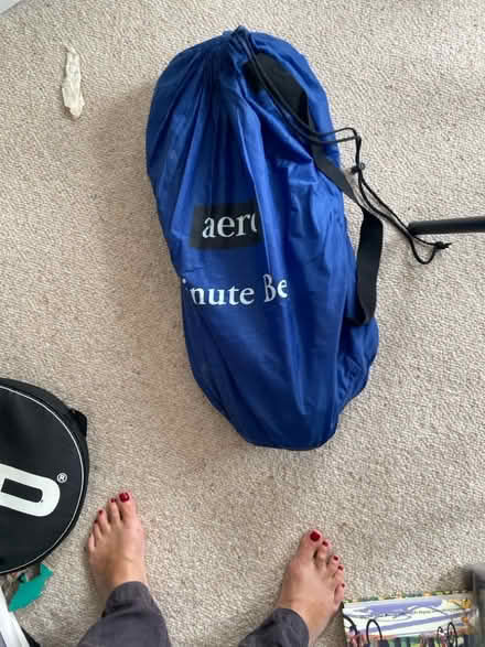 Photo of free Single airbed with pump (Camden Square NW5) #1