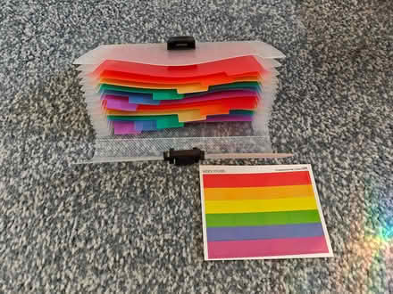 Photo of free 4x mini colourful index files (Peachcroft OX14) #2