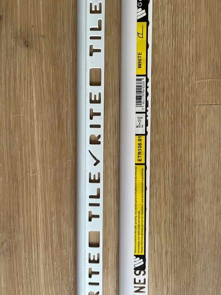 Photo of free 2 new pieces of white tile trim (Bramhall SK7) #2