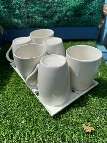 Photo of free 6 White Coffee Mugs (SY4) #1