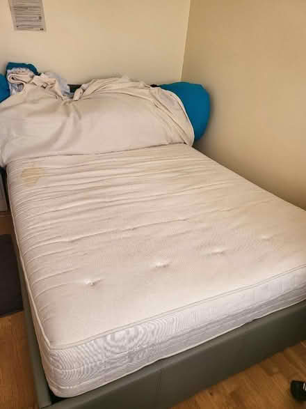 Photo of free Used double bed mattress and mattress cover (bed not include (Elmers End BR3) #2