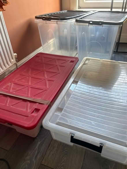 Photo of free X4 storage boxes (Castleford WF10) #1
