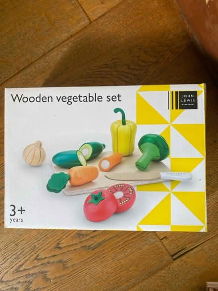 Photo of free Wooden vegetable toys with “knife” (Camden Square NW5) #1