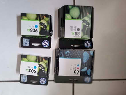 Photo of free Original HP unopened printer toners - HP 903XL Cyan, HP 88X (New Marston OX3) #1