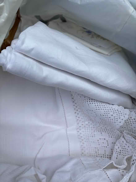 Photo of free Two bags of clean white cloths (ME13) #2