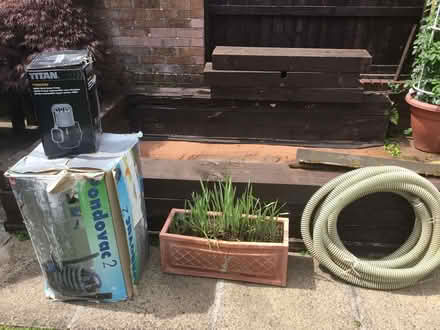 Photo of free Old fish pond stuff. (Bromsgrove B60) #1