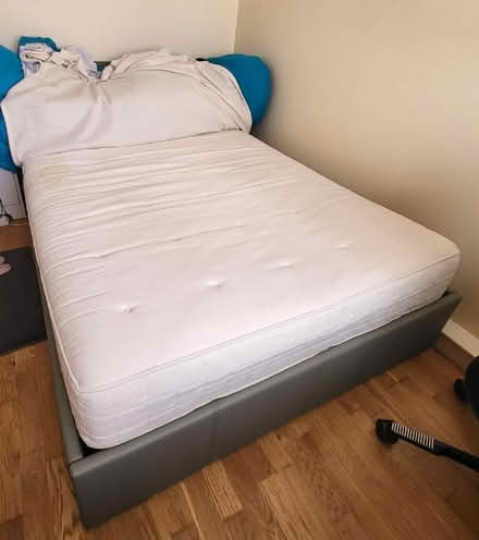 Photo of free Used double bed mattress and mattress cover (bed not include (Elmers End BR3) #1