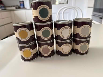 Photo of free Farrow and Ball tester pots (Juniper Green EH14) #1