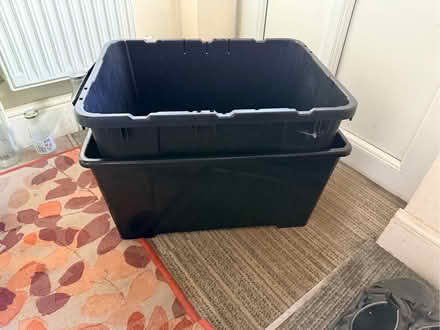 Photo of free 2 large containers wirhout lids (North Camp GU14) #1