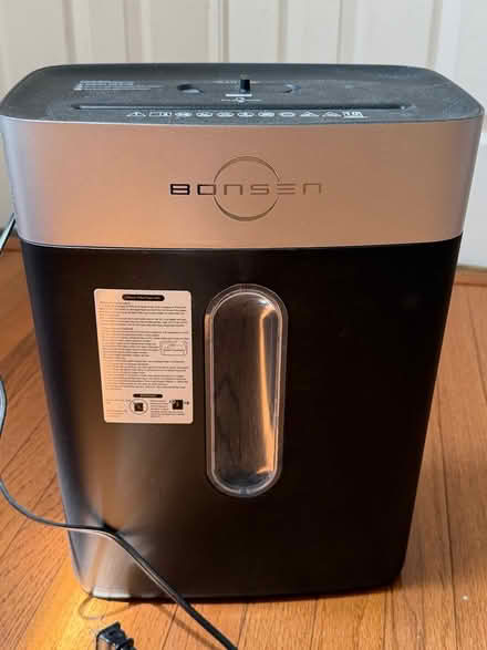 Photo of free Paper Shredder (Bowie, MD) #1