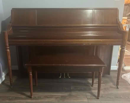 Photo of free Piano and bench (Bristow near Gainesville) #2