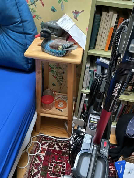 Photo of free An almost new 4’6” mattress and wooden bed frame. (Southside EH8) #2