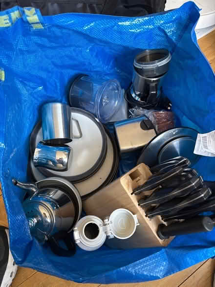 Photo of free Kitchen knives plates etc (E11 1SU) #1