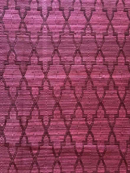 Photo of free Large purple silk area rug (Rego Park) #3