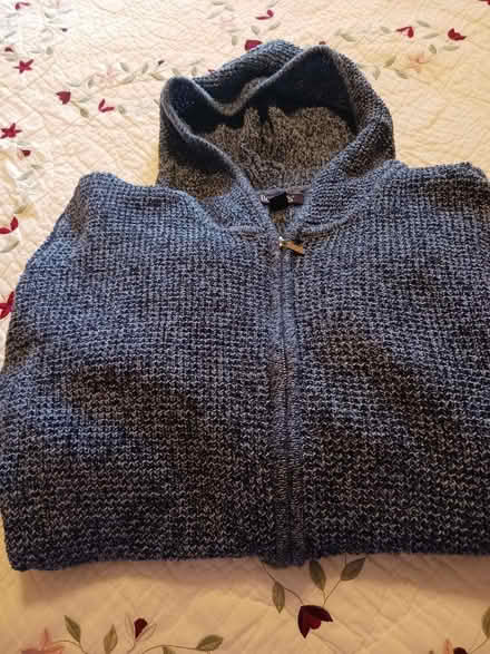 Photo of free Woman's Hooded Sweater Jacket (Cliffwood Beach) #1