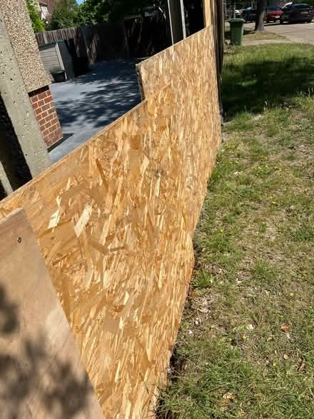 Photo of free OSB boards large , very good condition (Lamorbey DA15) #2